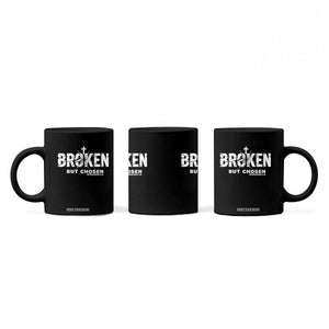 Broken But Chosen Ephesians 2:8 Bible Verse Coffee Mug Christian Faith Grace and Salvation Gift TS02 Print Your Wear