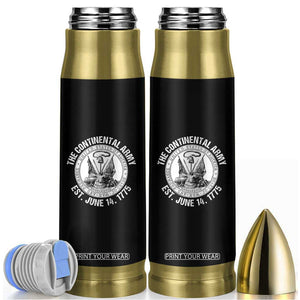 The Continental Army Est 1775 Bullet Tumbler Patriotic US Military History Graphic