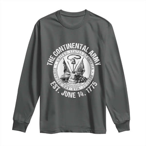 The Continental Army Est 1775 Long Sleeve Shirt Patriotic US Military History Graphic