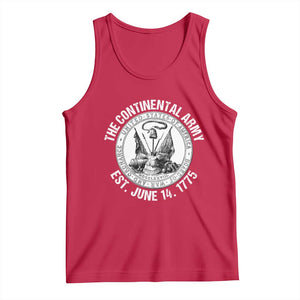 The Continental Army Est 1775 Tank Top Patriotic US Military History Graphic