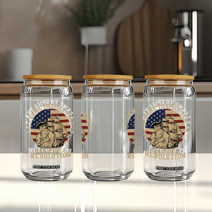 Funny Boston Tea Party Glass Can I Came To Spill Tea And Start A Revolution Retro Graphic