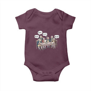 Bruh Founding Fathers Constitutional Convention Baby Onesie Funny American History Humorous Patriot