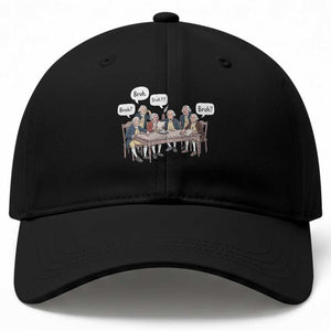 Bruh Founding Fathers Constitutional Convention Baseball Cap Funny American History Humorous Patriot