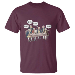 Bruh Founding Fathers Constitutional Convention T Shirt Funny American History Humorous Patriot