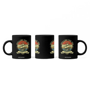 Spilling The Tea Since 1773 Coffee Mug Retro Sunset Boston Tea Party History