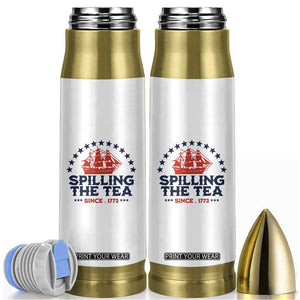 Spilling The Tea Since 1773 Bullet Tumbler Patriotic Nautical Stars American History
