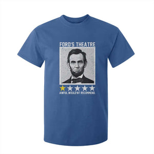 Fords Theatre One Star Awful Wouldnt Recommend T Shirt For Kid Abraham Lincoln Funny History Dark Humor