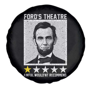 Fords Theatre One Star Awful Wouldnt Recommend Spare Tire Cover Abraham Lincoln Funny History Dark Humor