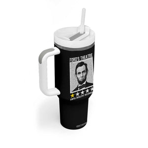 Fords Theatre One Star Awful Wouldnt Recommend Tumbler With Handle Abraham Lincoln Funny History Dark Humor