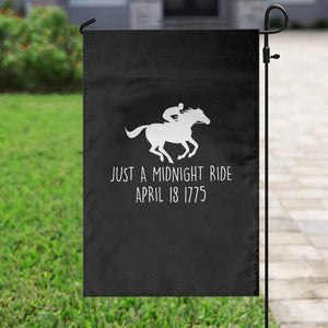 Paul Revere American History Garden Flag Just A Midnight Ride April 18 1775