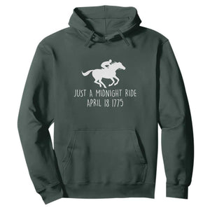 Paul Revere American History Hoodie Just A Midnight Ride April 18 1775