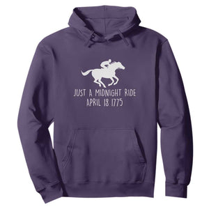 Paul Revere American History Hoodie Just A Midnight Ride April 18 1775