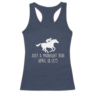 Paul Revere American History Racerback Tank Top Just A Midnight Ride April 18 1775