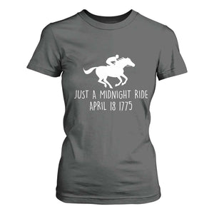 Paul Revere American History T Shirt For Women Just A Midnight Ride April 18 1775