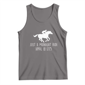 Paul Revere American History Tank Top Just A Midnight Ride April 18 1775