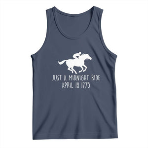 Paul Revere American History Tank Top Just A Midnight Ride April 18 1775