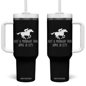 Paul Revere American History Tumbler With Handle Just A Midnight Ride April 18 1775