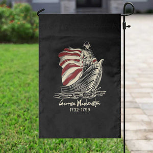 George Washington Crossing The Delaware Patriotic Garden Flag Vintage American Flag Graphic