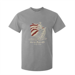 George Washington Crossing The Delaware Patriotic T Shirt For Kid Vintage American Flag Graphic