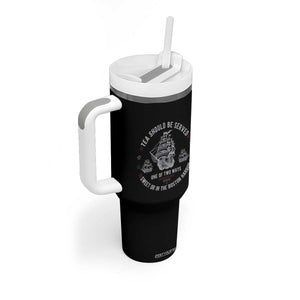 Tea Should Be Served In The Boston Harbor Tumbler With Handle Funny Sarcastic American History