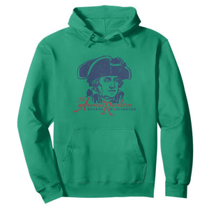 George Washington The American Revolution Hoodie Distressed Sketch Historic Patriotic Graphic