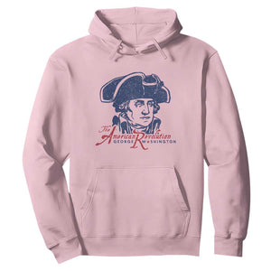 George Washington The American Revolution Hoodie Distressed Sketch Historic Patriotic Graphic