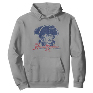 George Washington The American Revolution Hoodie Distressed Sketch Historic Patriotic Graphic