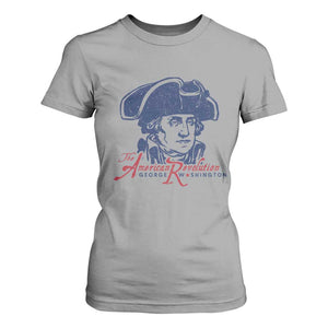 George Washington The American Revolution T Shirt For Women Distressed Sketch Historic Patriotic Graphic