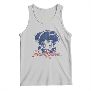George Washington The American Revolution Tank Top Distressed Sketch Historic Patriotic Graphic