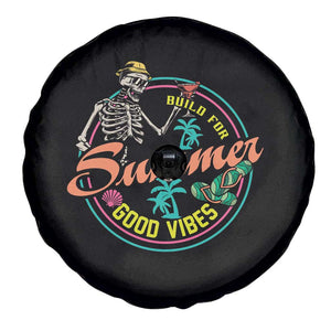Summer Vibe Skeleton Spare Tire Cover Build For Summer Good Vibes Chilln' TS02 Print Your Wear