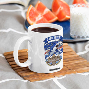 Cabo Verde Tubarões Azuis Soccer Pride Coffee Mug Cape Verde Blue Sharks Football Fans TS02 Print Your Wear