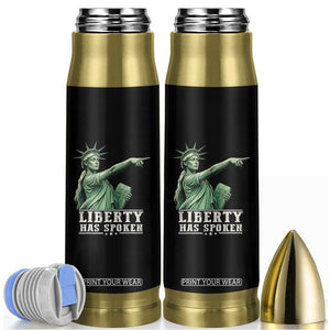 Liberty Has Spoken Pointing Statue Parody Bullet Tumbler Funny Sarcastic Basketball Sports Viral Meme Americana TS02 Black Print Your Wear