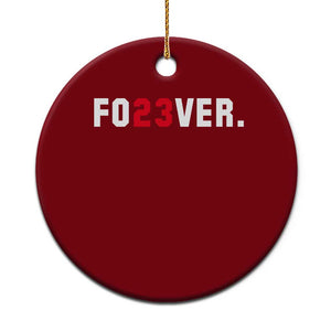 Classic Baseball Jersey Number 23 Ceramic Ornament Fo23ever #23 Vintage Sports Fan - Print Your Wear