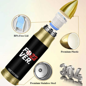 Classic Baseball Jersey Number 23 Bullet Tumbler Fo23ever #23 Ball Sports Fan - Print Your Wear