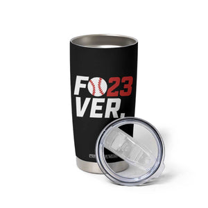 Classic Baseball Jersey Number 23 Tumbler Cup Fo23ever #23 Ball Sports Fan - Print Your Wear