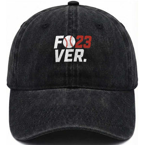 Classic Baseball Jersey Number 23 Washed Cotton Baseball Cap Fo23ever #23 Ball Sports Fan