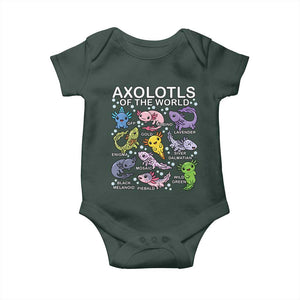 Kawaii Axolotl Baby Onesie Axolotls of the World Animals Aquarium Species TS02 Print Your Wear