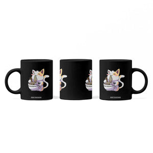 Ramen Cat Kawaii Coffee Mug Anime Japanese Neko Cute Graphic TS02 Print Your Wear