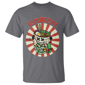 Kawaii Japan Ramen T Shirt Cute Skater Japanese Noodles Anime Skateboard Lover TS02 Charcoal Print Your Wear