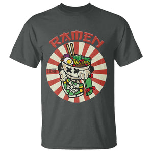 Kawaii Japan Ramen T Shirt Cute Skater Japanese Noodles Anime Skateboard Lover TS02 Dark Heather Print Your Wear