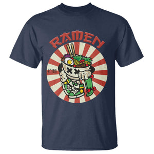 Kawaii Japan Ramen T Shirt Cute Skater Japanese Noodles Anime Skateboard Lover TS02 Navy Print Your Wear