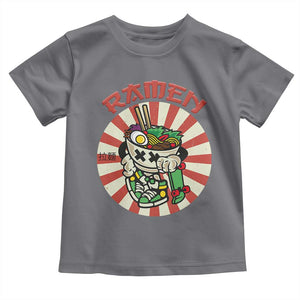 Kawaii Japan Ramen Toddler T Shirt Cute Skater Japanese Noodles Anime Skateboard Lover TS02 Charcoal Print Your Wear