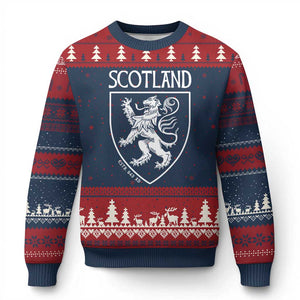 Scotland Lion Rampant Scottish Heritage Pride Graphic Ugly Christmas Sweater