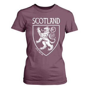 Scotland Lion Rampant Scottish Heritage Pride Graphic T Shirt For Women