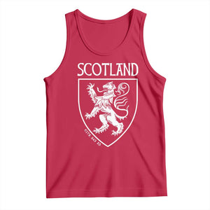 Scotland Lion Rampant Scottish Heritage Pride Graphic Tank Top