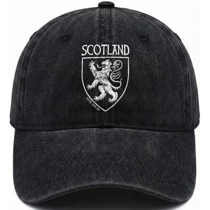 Scotland Lion Rampant Scottish Heritage Pride Graphic Washed Cotton Baseball Cap