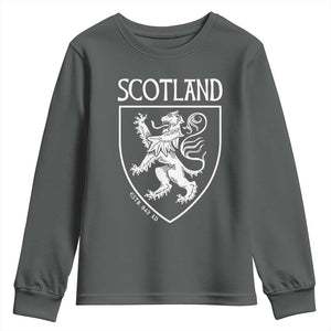 Scotland Lion Rampant Scottish Heritage Pride Graphic Youth Sweatshirt