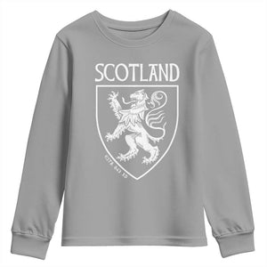 Scotland Lion Rampant Scottish Heritage Pride Graphic Youth Sweatshirt