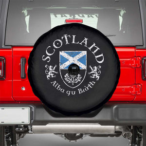 Scotland Alba gu Brath Scottish Thistle Emblem Spare Tire Cover Distressed Vintage Scottish Heritage Pride