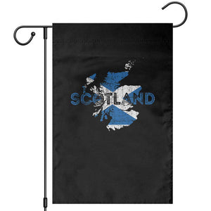 Scotland Map Saltire Flag Scottish Heritage Garden Flag Vintage Country Pride